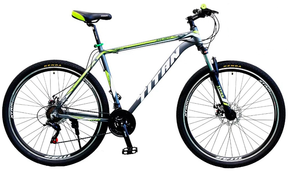 Фотография Велосипед Titan Atlant 29" (2020) 2020 Серо-зеленый